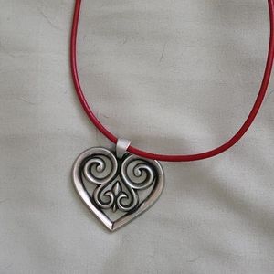James Avery heart pendant
